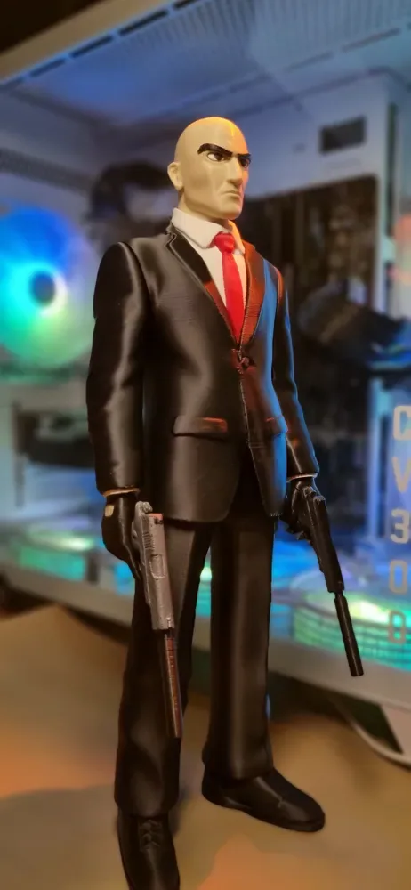 Agente 47 – Busto de Hitman | SIN AMS | MULTIPARTES, vista 3