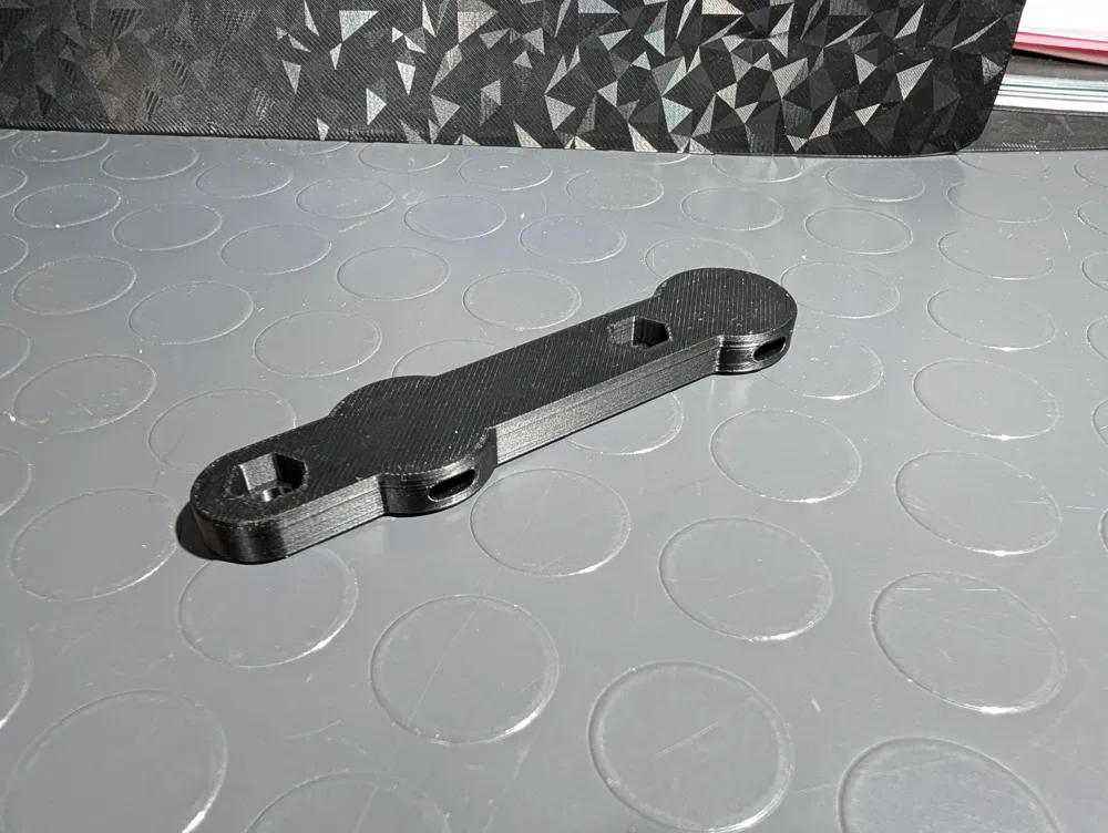 Adaptador de cuadro de bicicleta para Fidlock - Montaje con cremallera para impresión 3D, vista 2