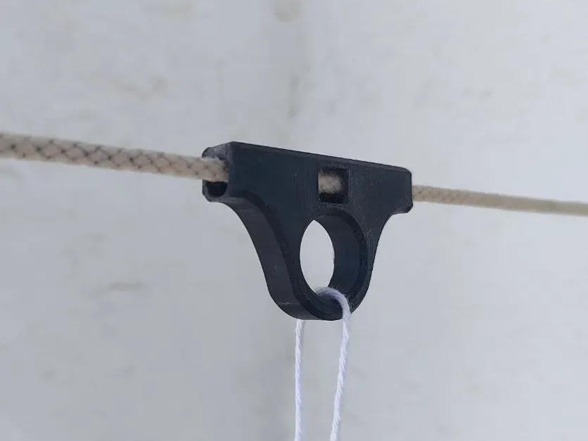 GANCHO DE CUERDA para impresión 3D, vista 1