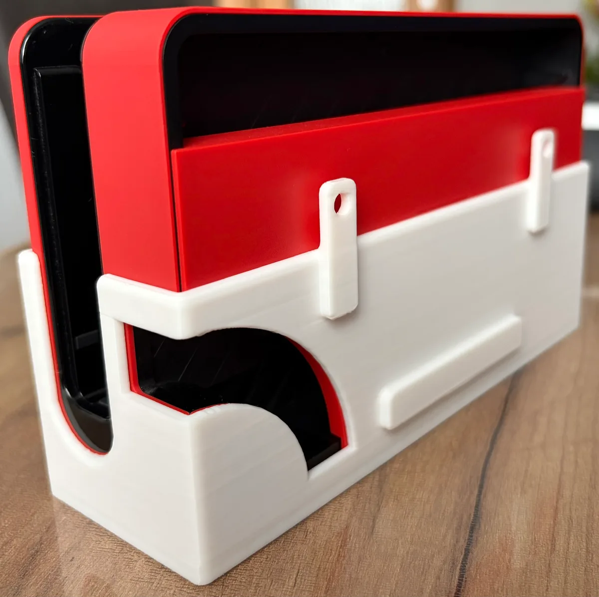 Nintendo Switch OLED · Soporte de pared para impresión 3D, vista 3