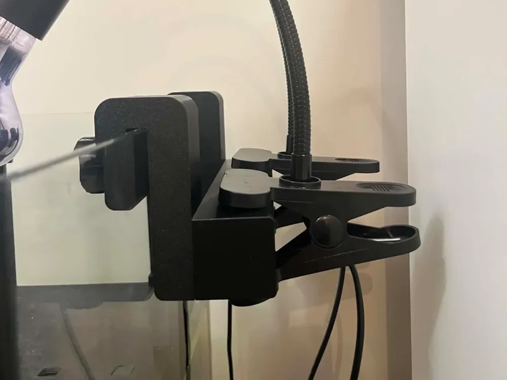 Soporte para montaje de luz de acuario para impresión 3D, vista 1