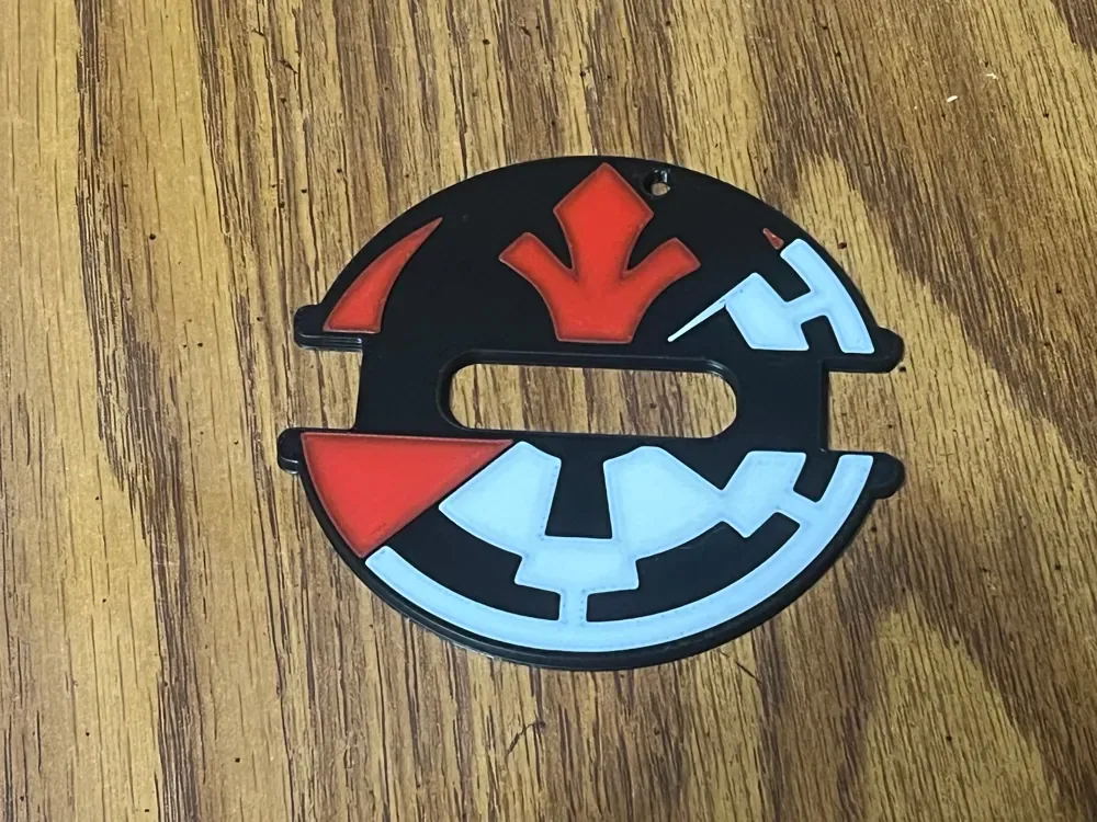 Soporte para corbata de pelo con logotipo de Star Wars Rebel/Imperio, vista 2