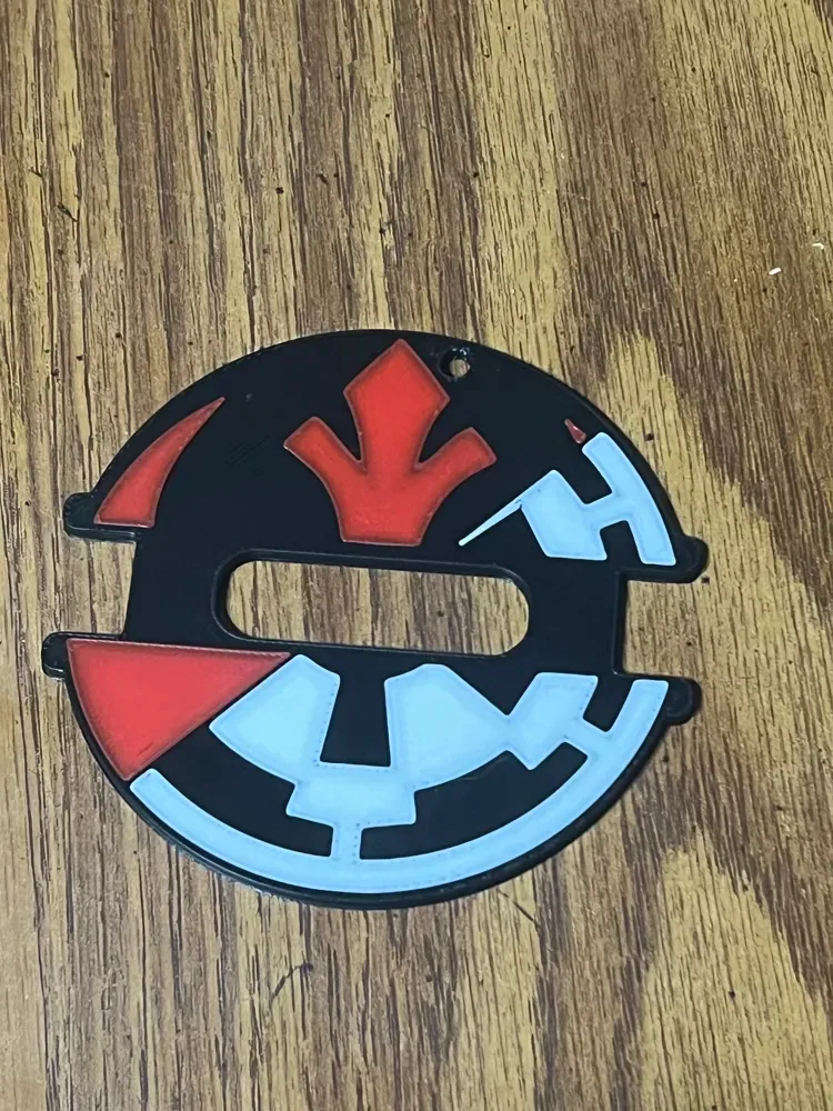 Soporte para corbata de pelo con logotipo de Star Wars Rebel/Imperio, vista 3