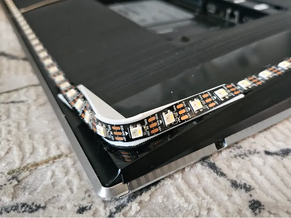 Ambilight: soportes de esquina sin soldadura para tiras de LED, vista 1