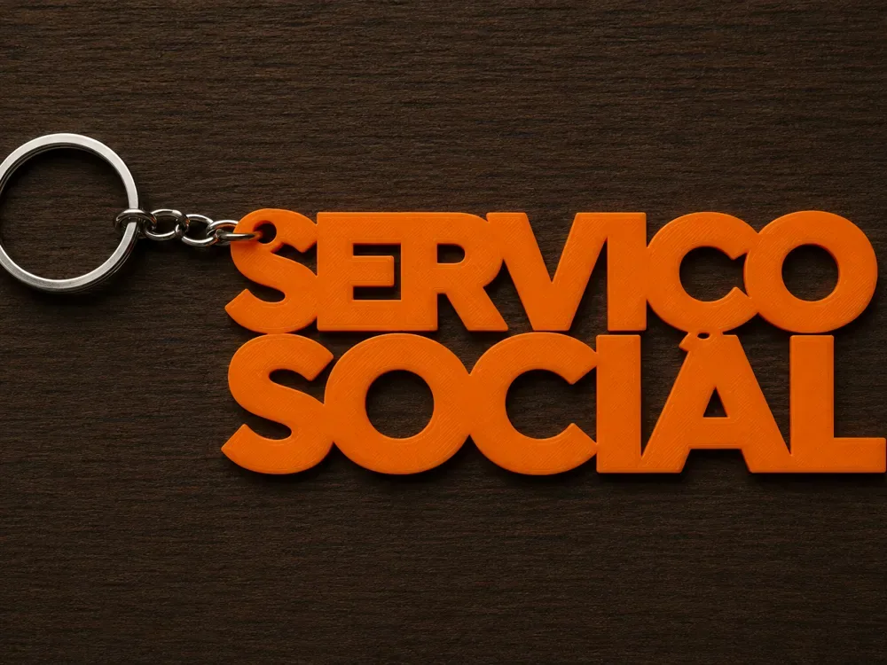 Llavero de Trabajo Social - Accesorio Profesional, vista 1