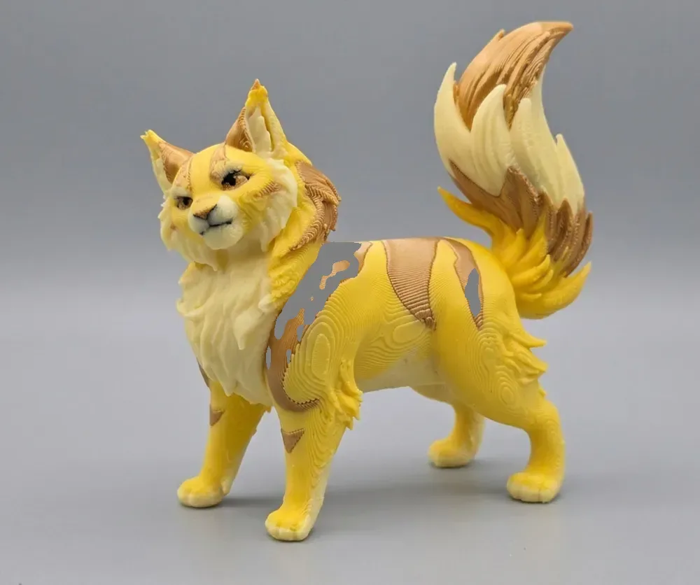 Lionblaze - Modelo de gato inspirado en guerreros, vista 2