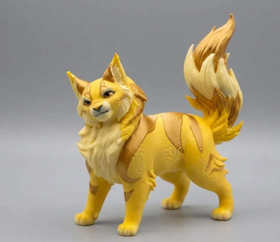 Lionblaze - Modelo de gato inspirado en guerreros, vista 3