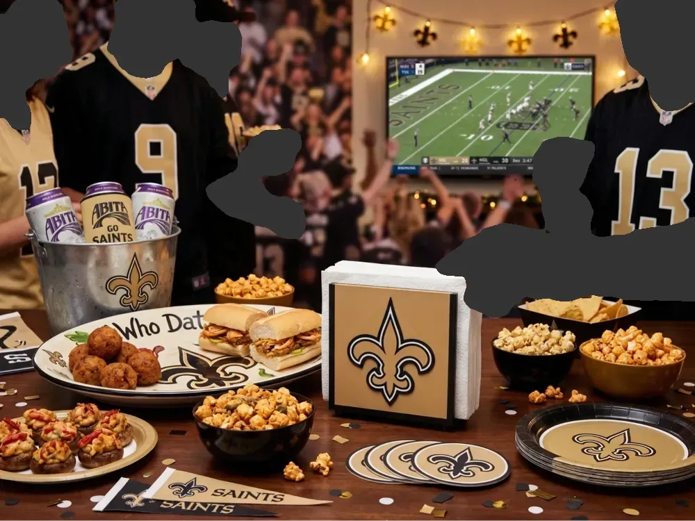 Servilletero Intercambiable - New Orleans Saints, vista 1