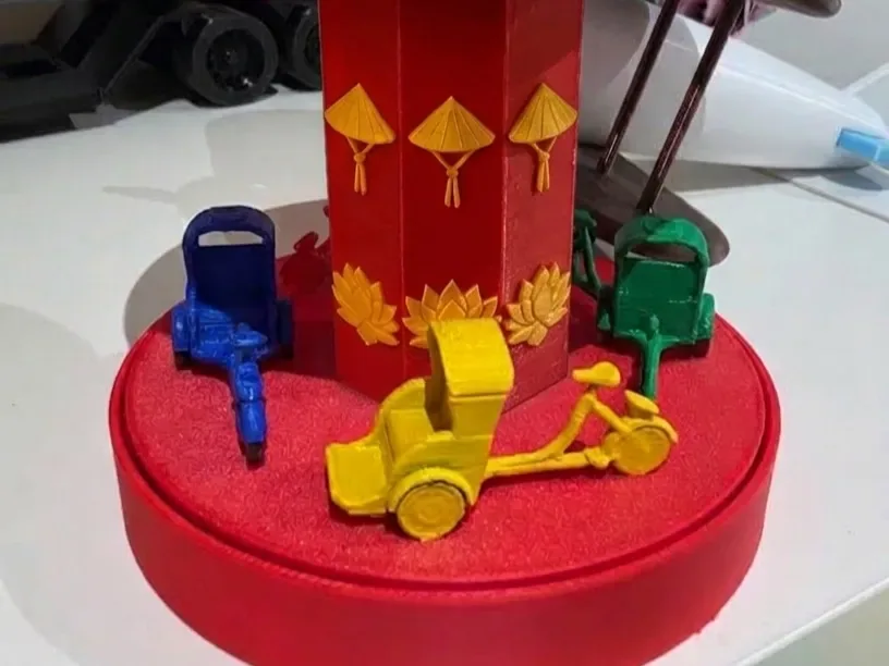 Carrusel de ciclo vietnamita – Modelo imprimible en 3D,vi, vista 1