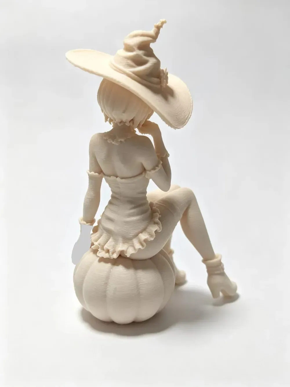 Rem Bruja de Halloween modelo 3d, vista 2