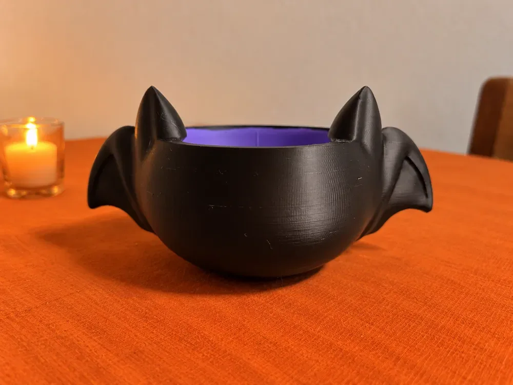 Cuenco de murciélago para Halloween, vista 2