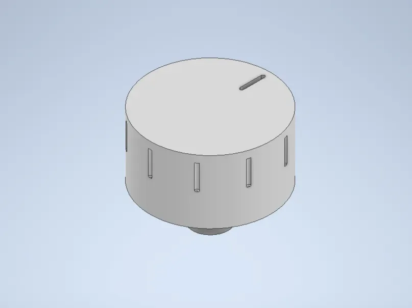 Reemplazo de perilla universal para estufa y horno, eje en D de 6 mm para impresión 3D, vista 2