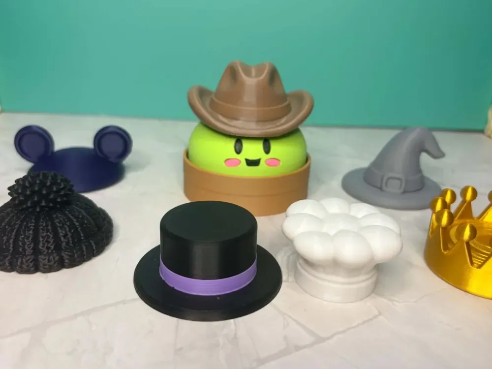 Dumpling Kawaii – Mezcla y combina sombreros magnéticos, vista 1