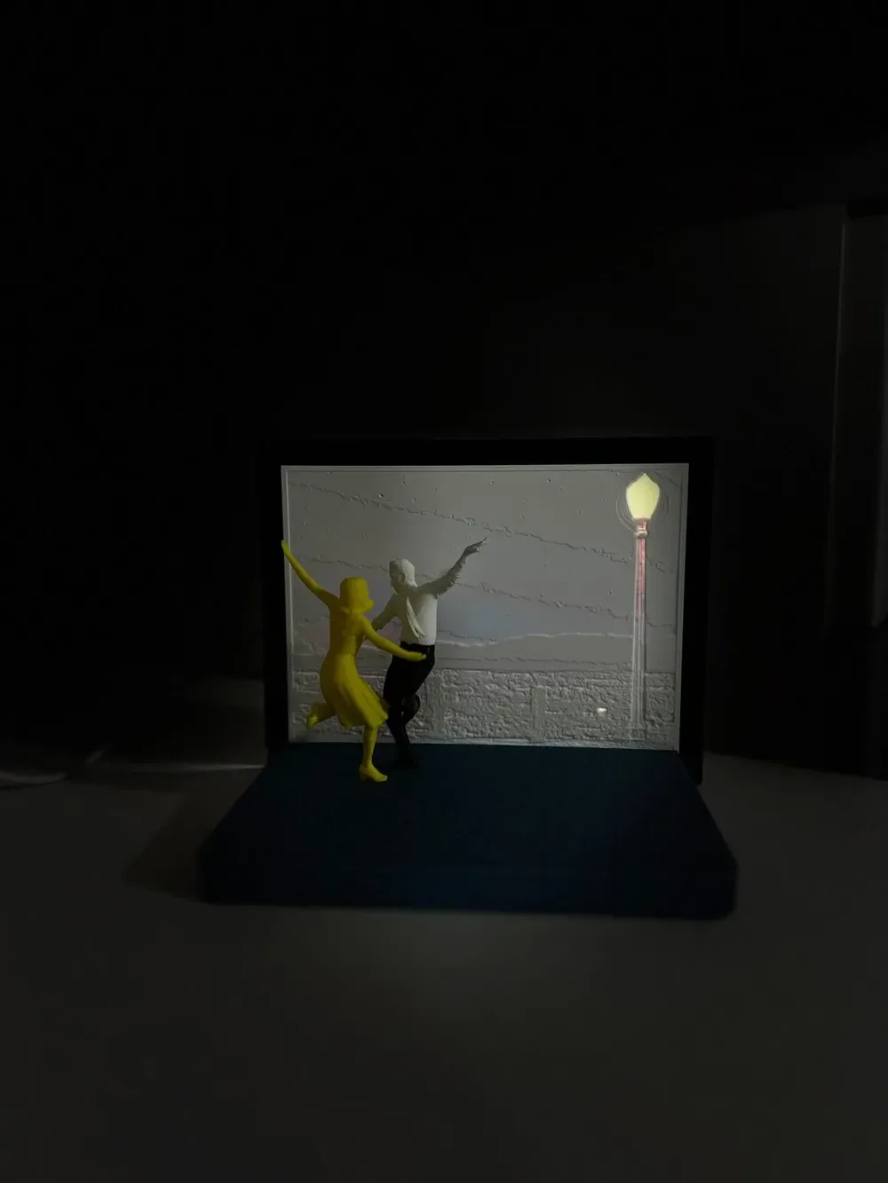 La La Land – Diorama Lightbox Danza bajo la farola, vista 3