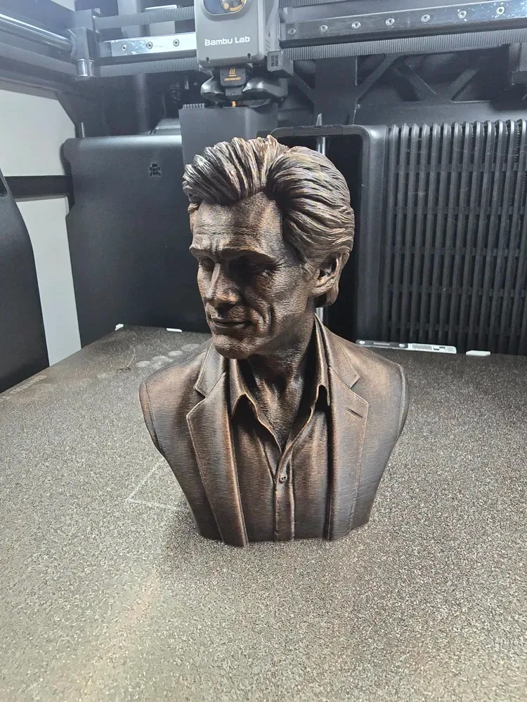 Busto de Jim Carrey | Escultura del icono del cine, vista 2