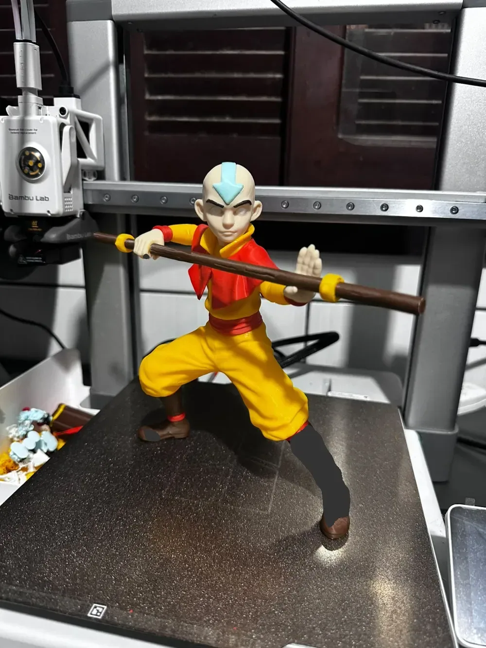 Avatar La Leyenda de Aang | Figura de acción 3D sin AMS, vista 2