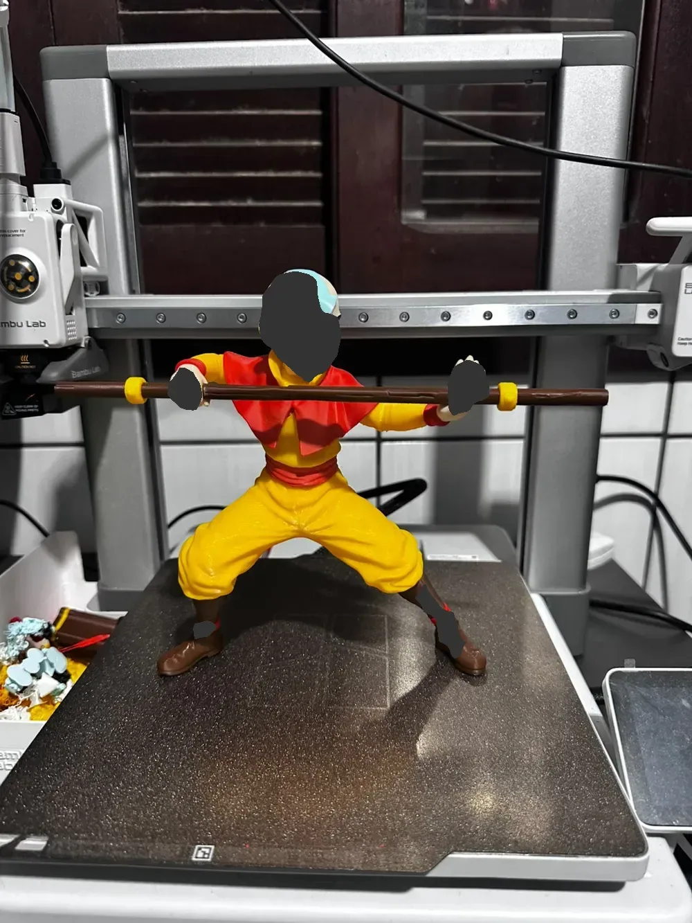 Avatar La Leyenda de Aang | Figura de acción 3D sin AMS, vista 3