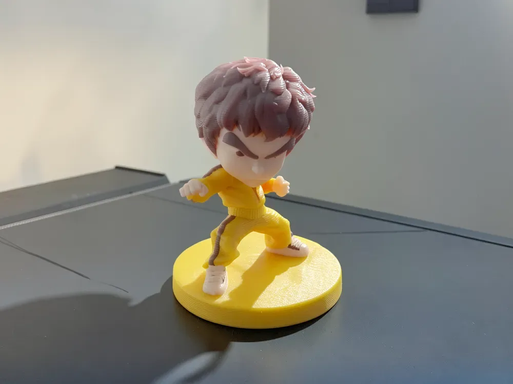 Chibi Bruce Lee Leyenda de las artes marciales | AMS y sin AMS, vista 2