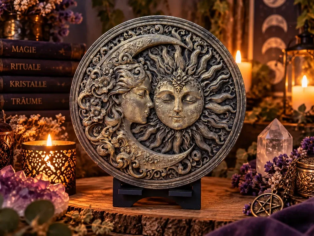 Místico Sol Luna – Relieve Decorativo, vista 1