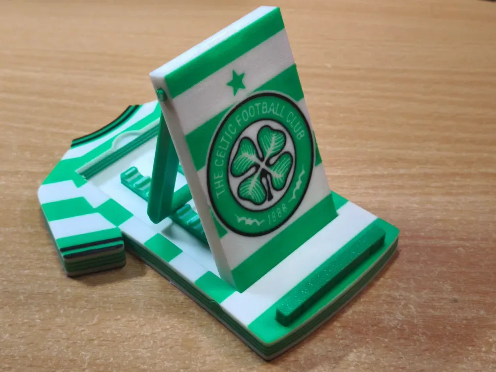 Soporte para teléfono con camiseta de fútbol - Edición Celtic FC, vista 2