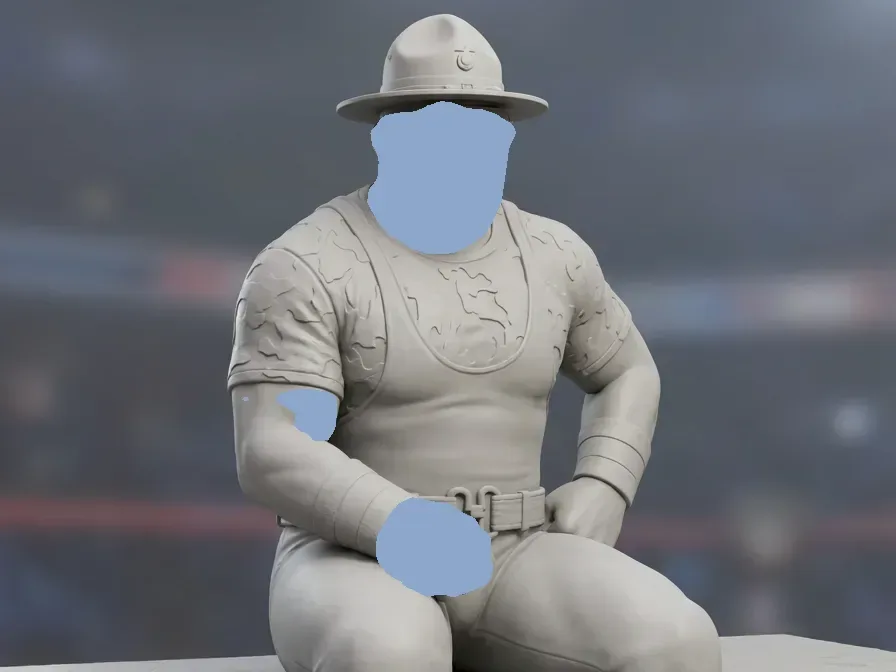 Ledge Sitter Leyendas de la WWE - Sargento. Sacrificio, vista 1