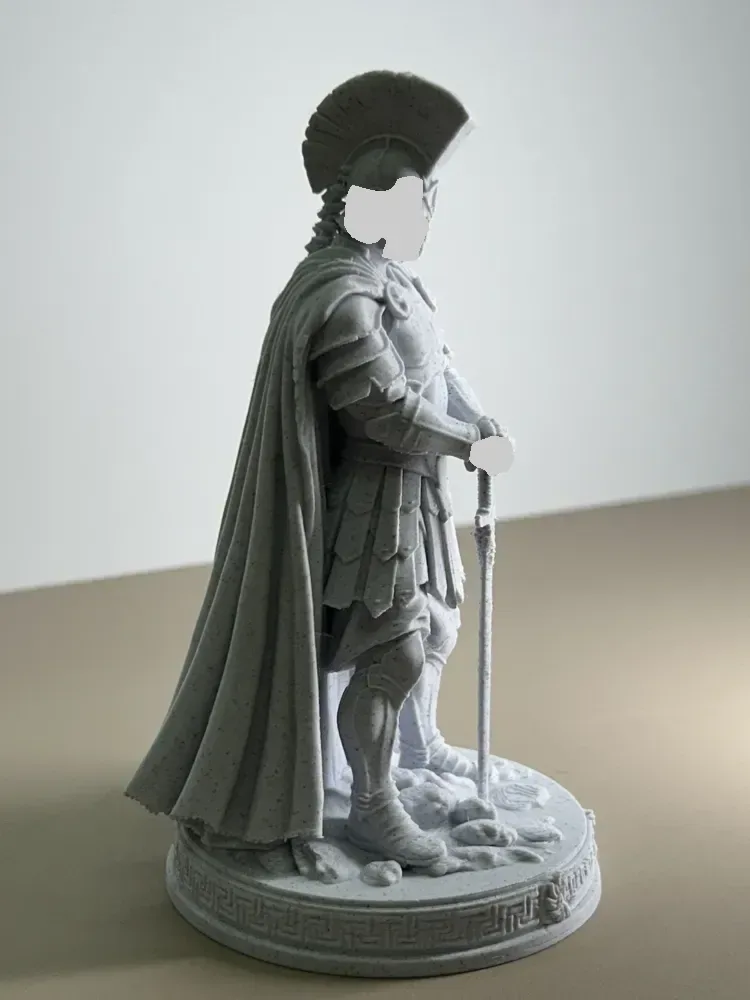 Escultura de Agamenón de La Odisea, vista 3