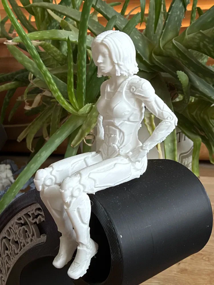 Alita sentada, vista 3