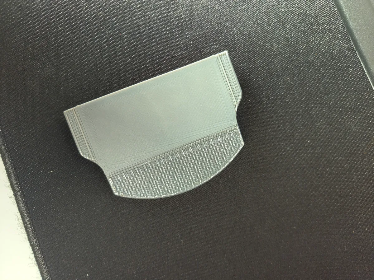 Tapa de batería extendida PSP 2000 · 3000 para impresión 3D, vista 3
