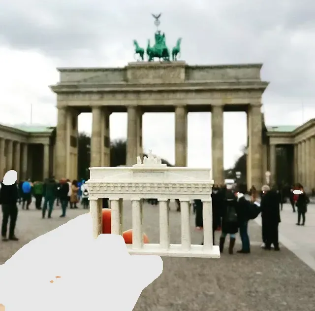 Puerta de Brandenburgo - Berlín, Alemania, vista 1