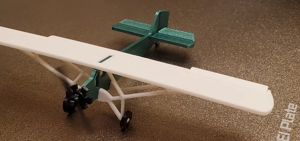1927 Curtiss Robin - Tarjeta de kit (sin marco), vista 2