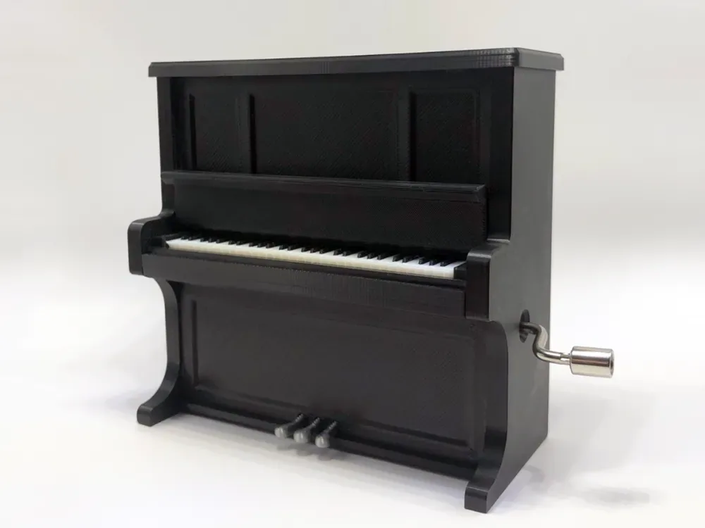 Caja de música para piano Kit de cuerda manual-K015, vista 1