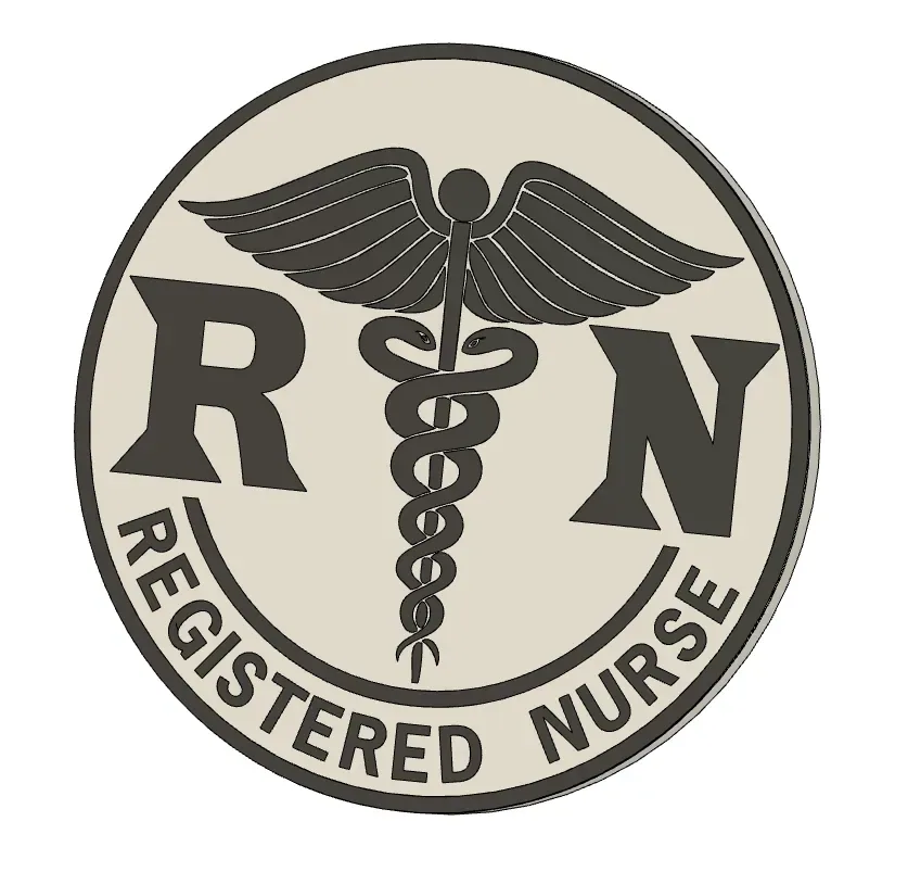 Posavasos RN / Enfermera Registrada - Caduceo, vista 2