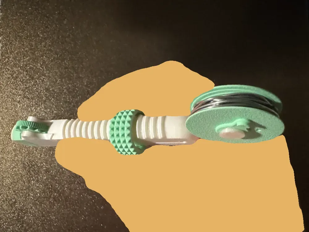 Herramienta de soldadura ergonómica ajustable - Solder Scroll para impresión 3D, vista 3
