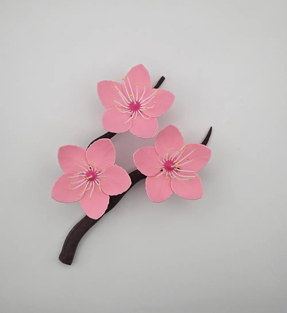 Rama de flor de cerezo, vista 2