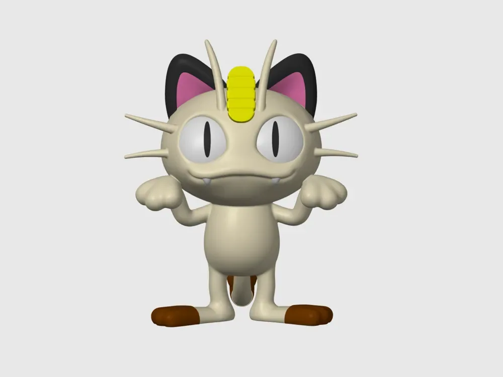 Meowth Multicolor, vista 3