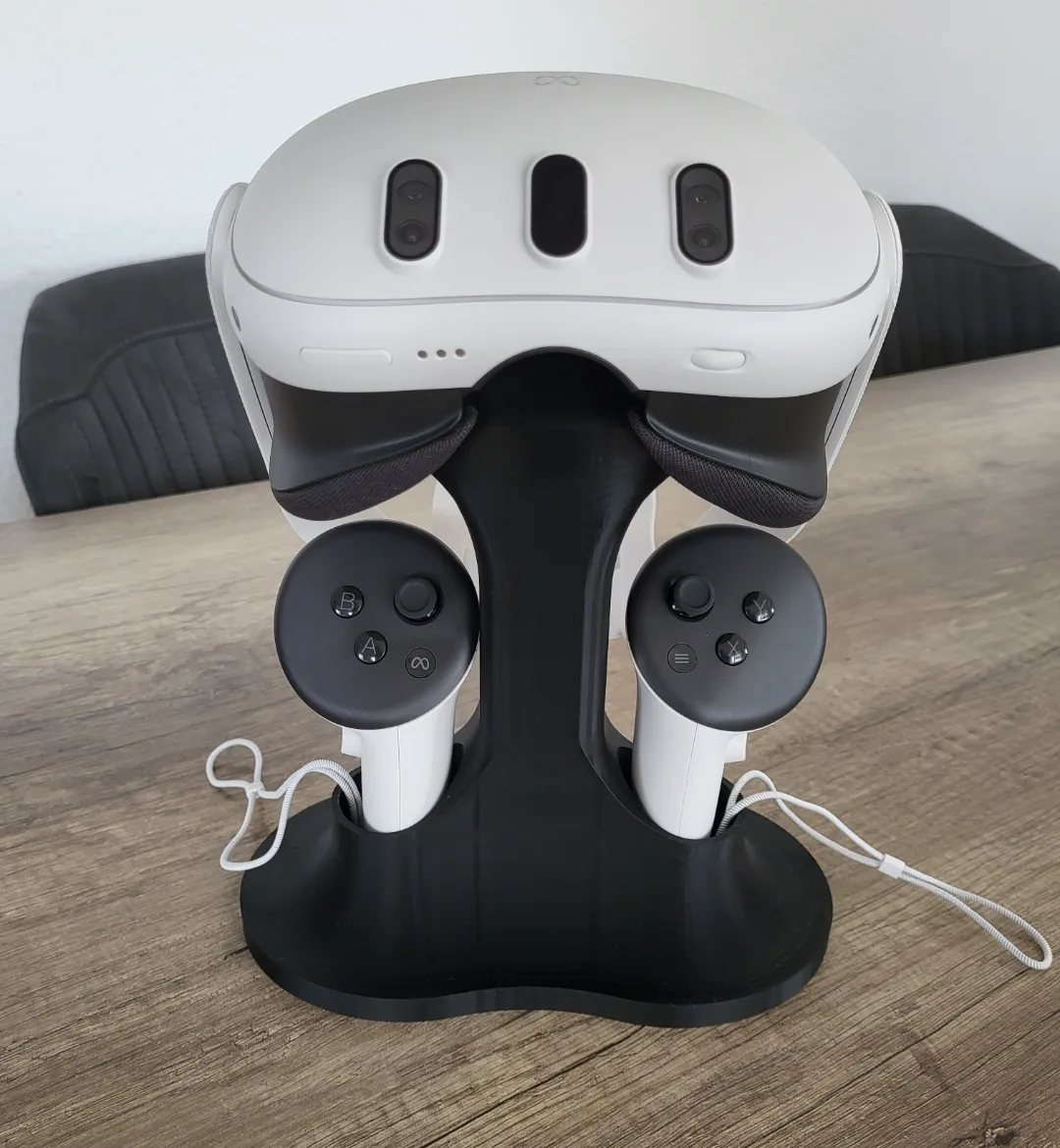 Soporte de carga Quest 3 para impresión 3D, vista 3