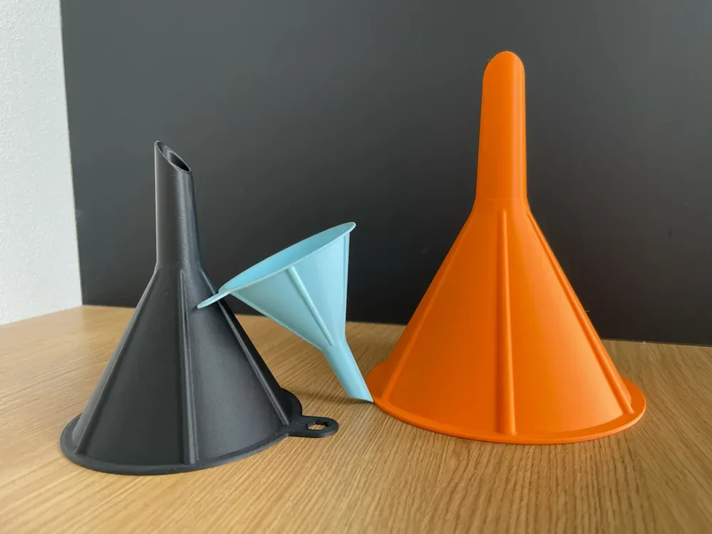 Embudo rápido para impresión 3D, vista 1