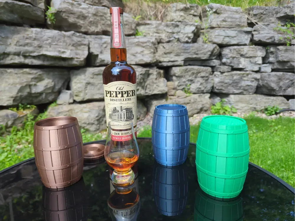 Barril de whisky para vaso Glencairn, vista 1