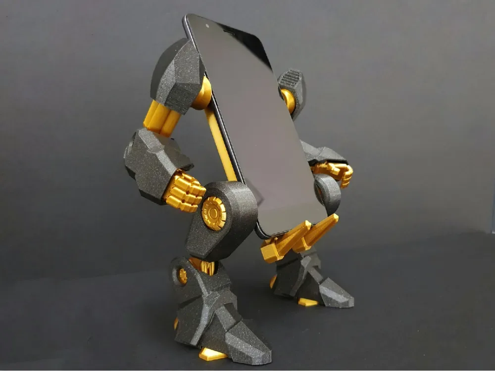 Exo-traje móvil para impresión 3D, vista 2