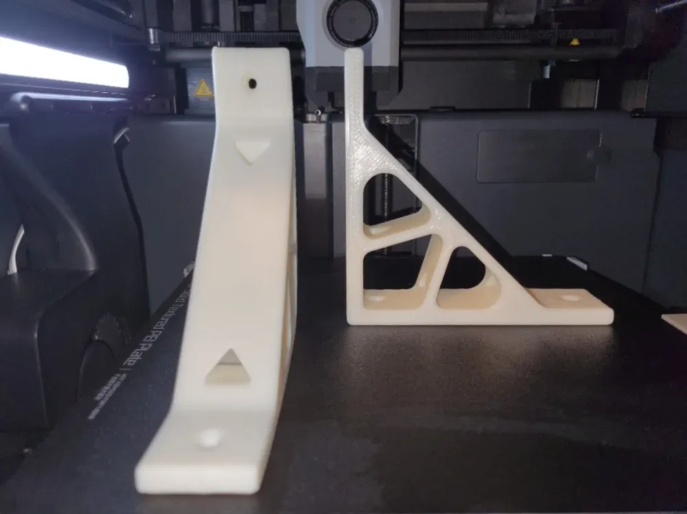 Soporte de estante resistente para impresión 3D, vista 2