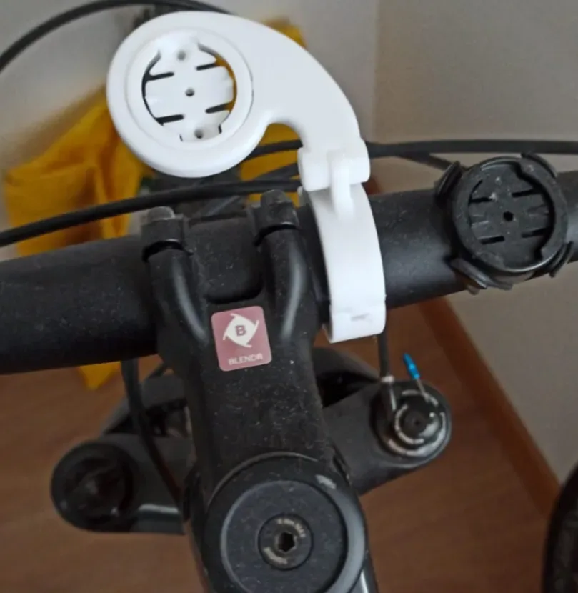 soporte mtb garmin - bicicleta de montaña para impresión 3D, vista 1