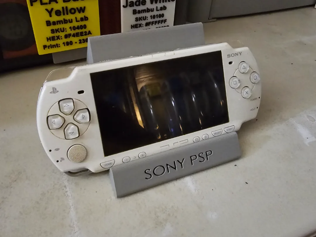 Soporte de pantalla Sony PSP para impresión 3D, vista 1