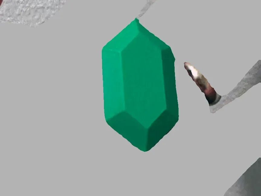 Rupia de la Leyenda de Zelda, vista 1