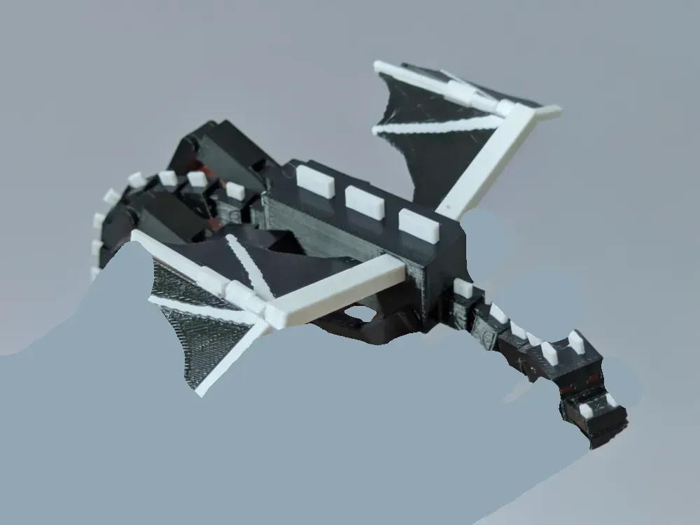 Dragón Ender articulado - Impresión en el lugar, vista 1