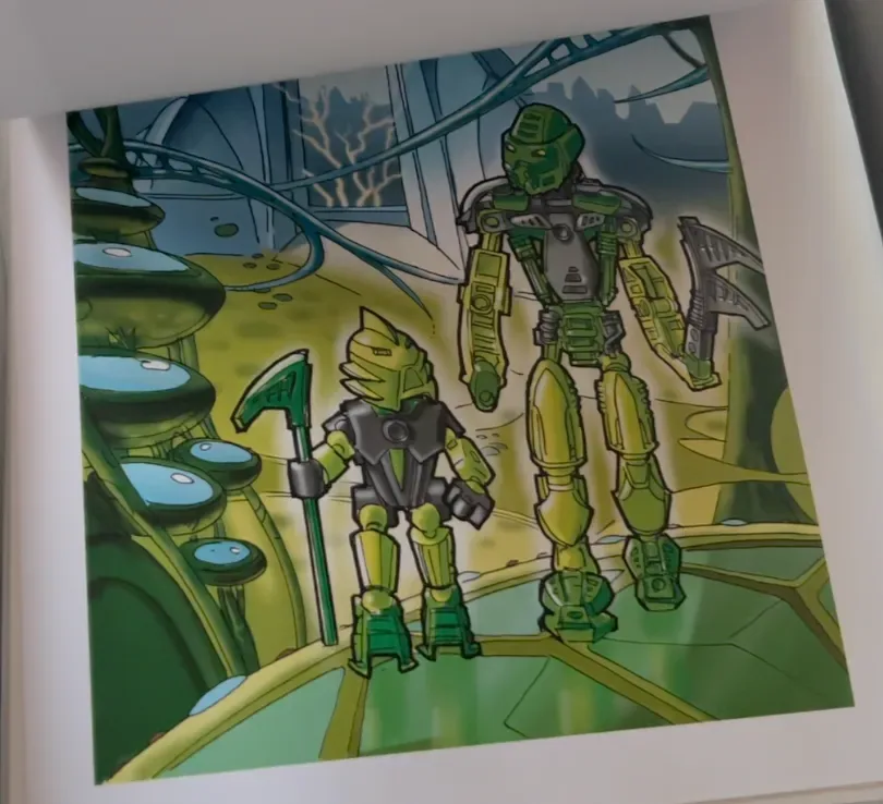 Personal de Bionicle Turaga Lewa Nuva, vista 3