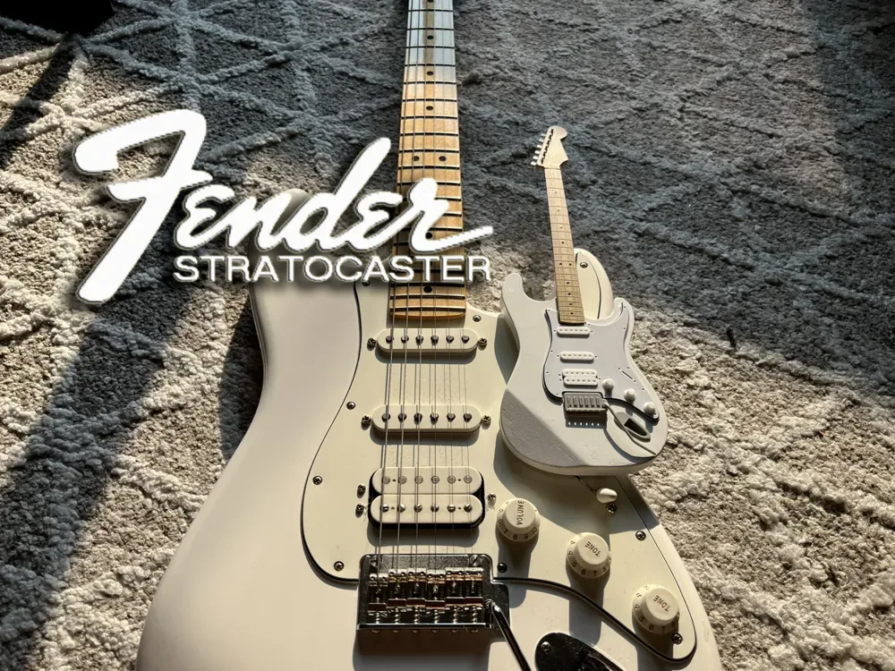 Réplica de guitarra Fender Stratocaster, vista 1