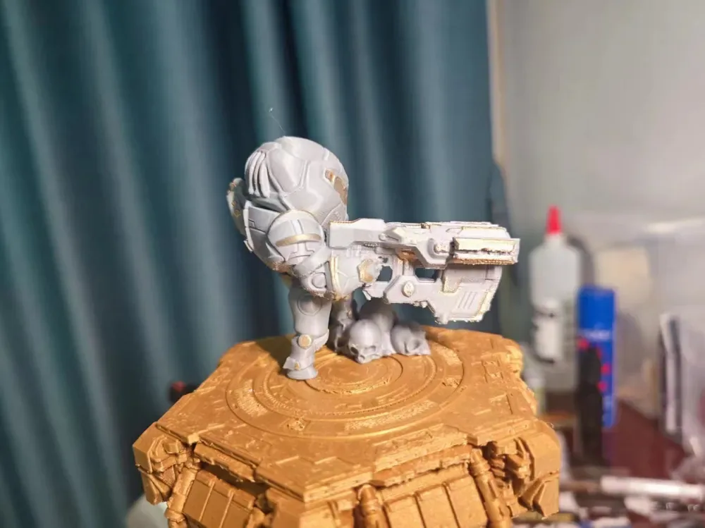 Versión Q Doom Slayer mini Doom, vista 3