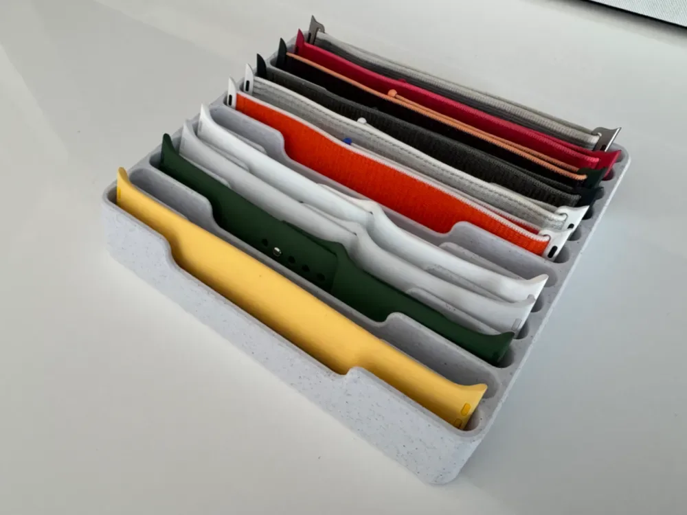 Bandeja para soporte de correa para Apple Watch Ultra - Extra ancha para impresión 3D, vista 1