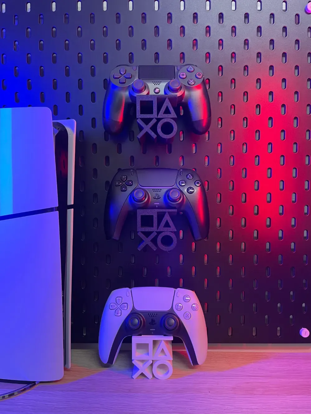 Soporte del controlador PS4 para impresión 3D, vista 3