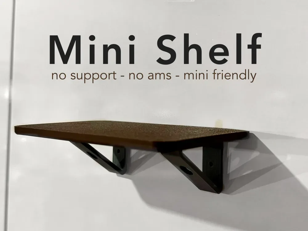 Mini estante de pared (sin ams · sin soporte · a1 mini) para impresión 3D, vista 1